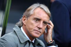 12 September 2023, Newcastle - International Football Friendly - Korea Republic v Saudi Arabia - Saudi Arabia head coach Roberto Mancini - Photo : Charlotte Wilson / Offside. (Charotte Wilson/OFFSIDE/PRESSE SPORTS/Presse Sports)