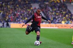 Alexis Beka Beka avec Nice en 2023. (F.Faugere/L'Equipe)