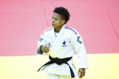 Amandine Buchard ouvre le compteur de médailles tricolores aux Mondiaux. (E. Garnier/L'Équipe)