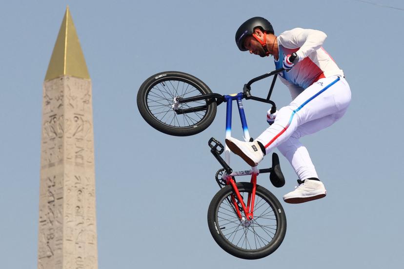 Anthony Jeanjean est qualifié pour la finale des JO de Paris 2024. (K. Pfaffenbach/Reuters)