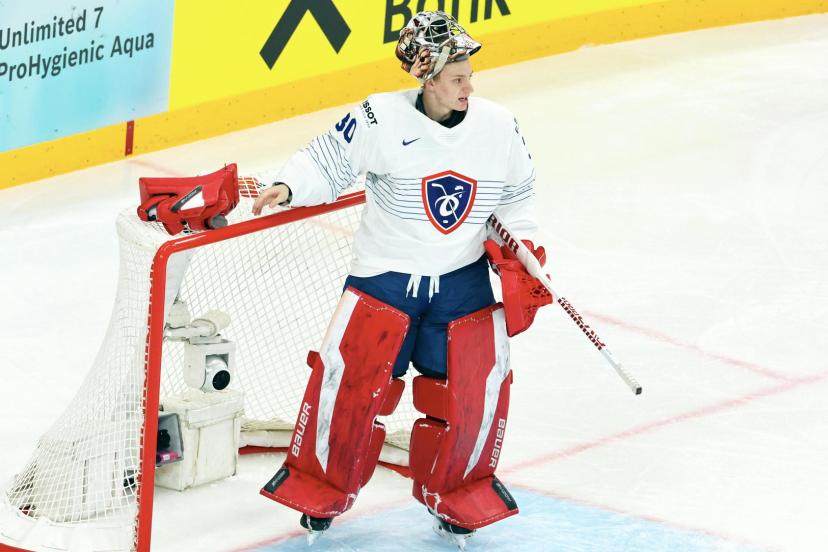 Antoine Keller jouera en AHL la saison prochaine. (X. Lainé/Presse Sports)
