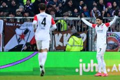 Buteur, Omar Marmoush n'a pas célébré contre son ancien club. (L. Horky/Witters)