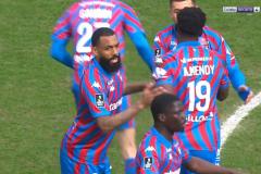 Caen n'a décroché qu'un point contre Pau (Capture d'écran beIN Sports)