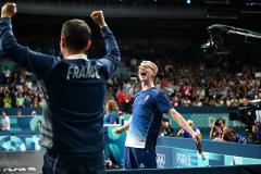 Félix Lebrun a complètement dominé son match pour la médaille de bronze. (P. Lahalle/L'Equipe)