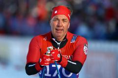 Frederick Arthur Crosetto était le doyen des qualifications du sprint. (Kai Pfaffenbach/Reuters)