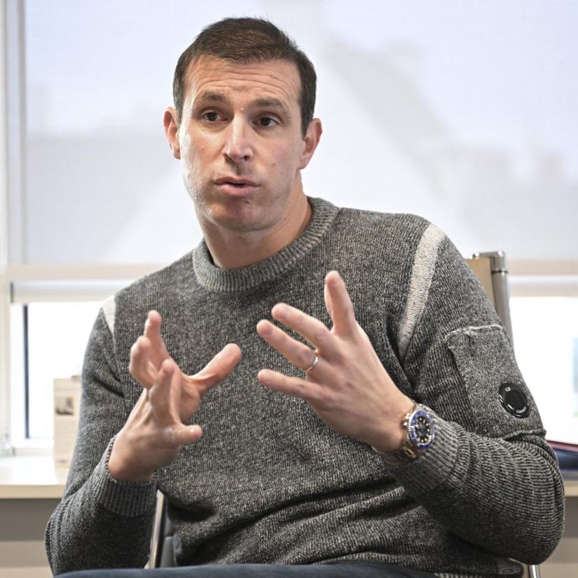 Grégory Lorenzi, le directeur sportif de Brest, a fait le point sur la situation de son club. (P. Lahalle/L'Équipe)