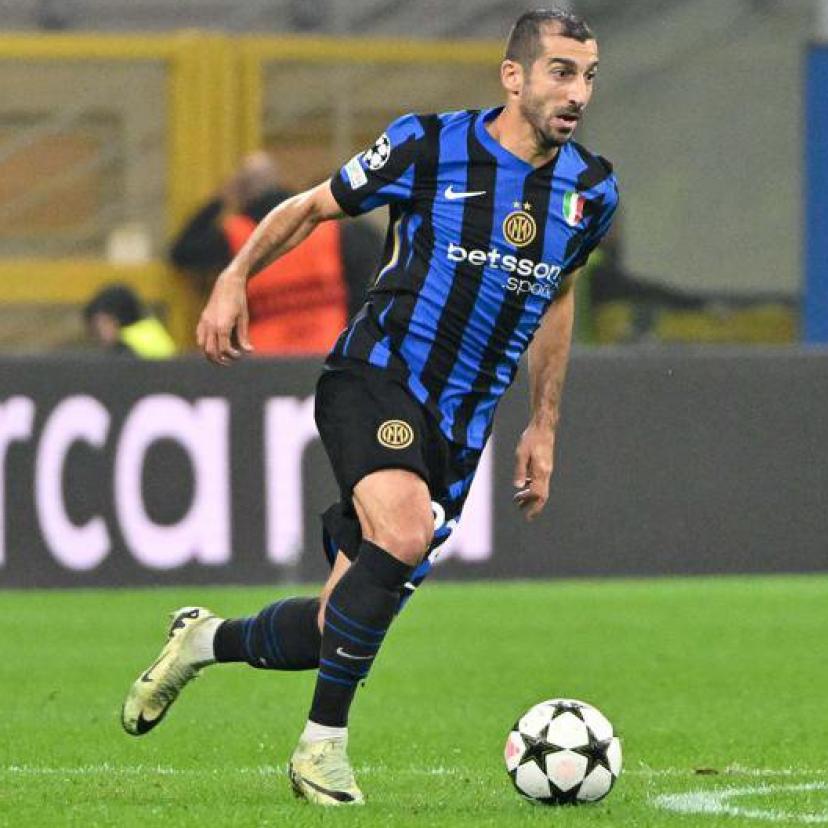 Henrikh Mkhitarian en octobre 2024. (R. Ramaccia/IPP/Presse Sports)