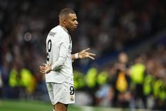 Kylian Mbappé lors de la victoire du Real Madrid contre Manchester City (3-1), mercredi. (Mutsu Kawamori/Presse Sports)