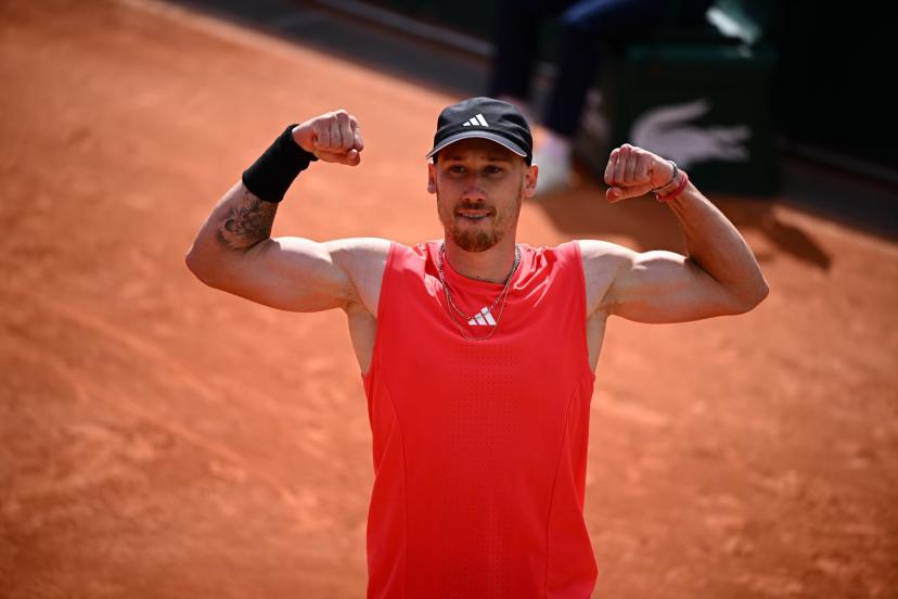 Kyrian Jacquet s'est qualifié pour le tableau final de Roland-Garros. (P. Lahalle/L'Équipe)