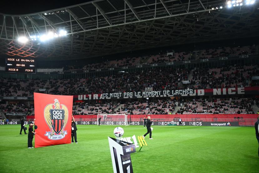 L'Allianz Riviera devrait être comble samedi pour le match face à Brest. (A. Réau/L'Équipe)