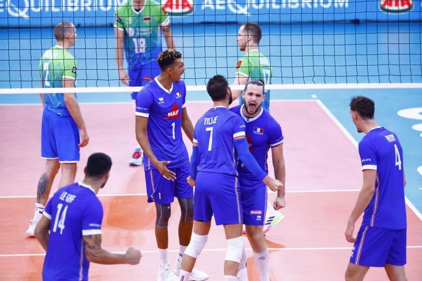 L'équipe de France de volley défendra son titre olympique obtenu à Tokyo en 2021. (E. Garnier/L'Équipe)
