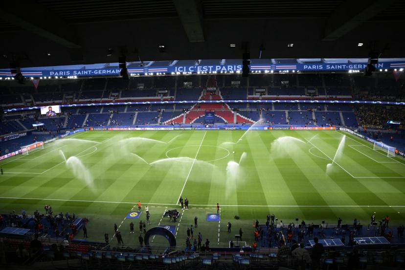 La pelouse du Parc des Princes. (A. Réau/L'Équipe)