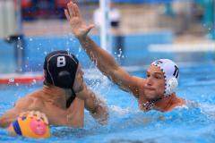 Le Français Emil Bjorch, ici lors d'un match de préparation contre la Hongrie. (A. Kovacs)