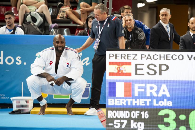 Le judoka Teddy Riner a remporté l'Open de Madrid, ce dimanche. (Jérémy Lempin/L'Equipe)