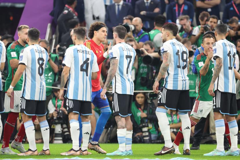 Le Mexique a affronté l'Argentine, futur championne du monde, lors de la Coupe du monde 2022. (N. Luttiau/L'Équipe)