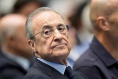 Les commentaires de Florentino Perez après le Ballon d'Or ont agacé les supporters de Manchester City. (O. J. Barroso/AFP7/Presse Sports)