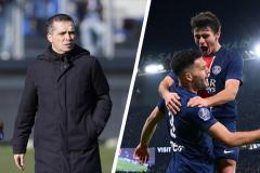 Luis Castro, entraîneur de Dunkerque, et les deux joyaux qu'il a participé à polir du côté de Benfica, Gonçalo Ramos et Joao Neves. (M. Demeure/La Voix du Nord/MaxPPP & A. Mounic/L'Équipe)
