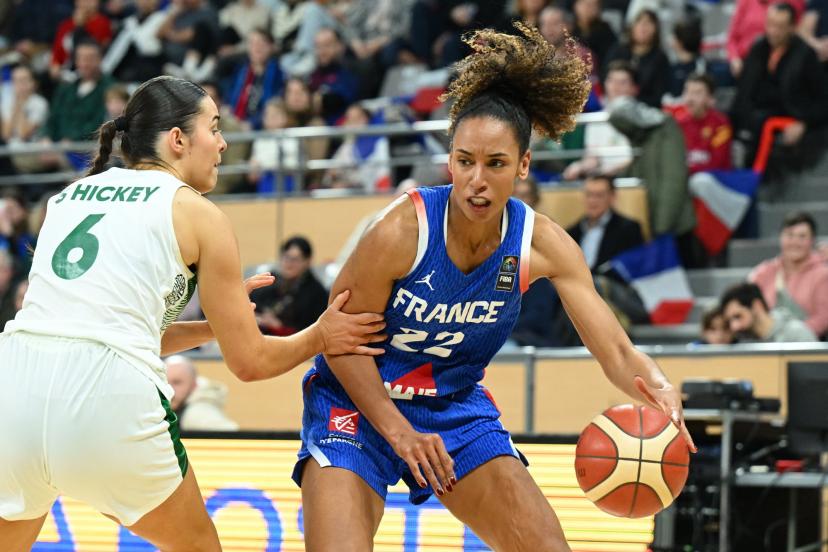 Marième Badiane (ici en équipe de France) ne sera restée que quelques semaines au Minnesota Lynx. (F. Faugère/L'Équipe)