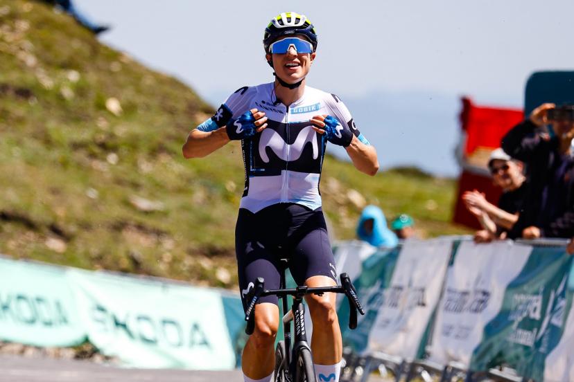 Marlen Reusser s'est imposée en solitaire au sommet ce samedi. (Rafa Gomez/SprintCyclingAgency)