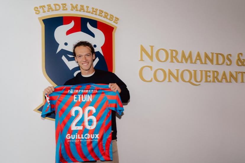 Maxime Etuin vient de signer un nouveau contrat avec le SM Caen (smcaen.fr)
