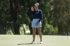 Nastasia Nadaud lors du premier de l'Australian Women's Classic ce vendredi. (Tristan Jones/LET)