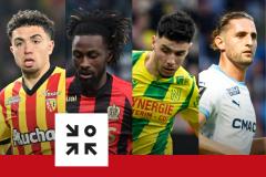 Neil El Aynaoui, Evann Guessand, Matthis Abline, Adrien Rabiot. (L'Équipe)