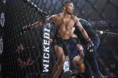 Salahdine Parnasse a poursuivi sa série de succès au KSW. (A. Goudeau /Presse Sports)