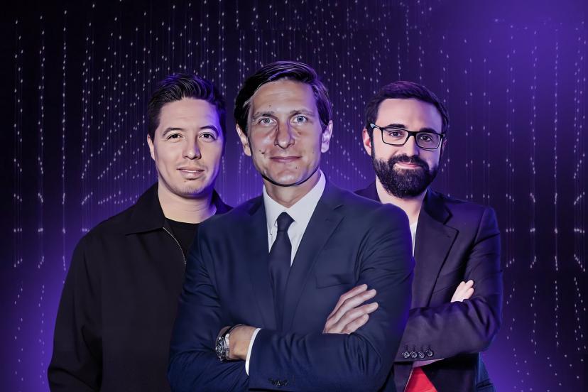 Samir Nasri, Xavier Domergue et Nicolas Vilas (de gauche à droite). (A. Réau et J.B. Autissier/L'Équipe, Fred Porcu/Icon Sport)