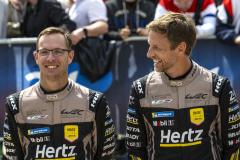 Sébastien Bourdais et Jenson Button sont équipiers chez Cadillac pour les 24 Heures du Mans. (Pascal Huit /Pascal Huit-Images)