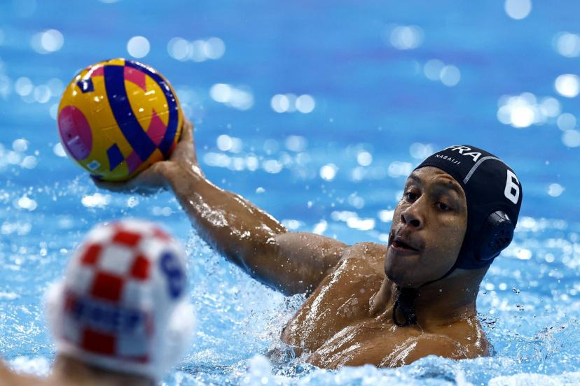 Thomas Vernoux lors de la demi-finale contre la Croatie. (Reuters)
