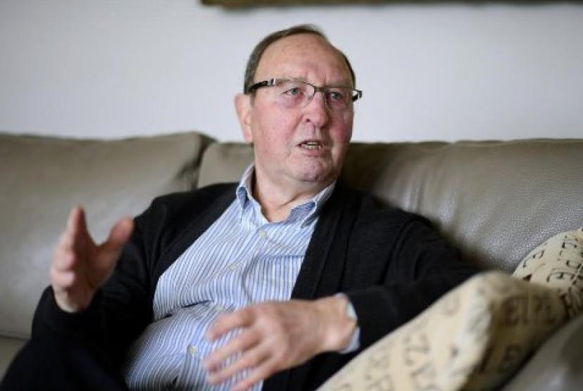 Walter Godefroot à son domicile de Drongen, près de Gand, en mars 2018. (Nico Vereecken / PhotoNews/Panoramic)